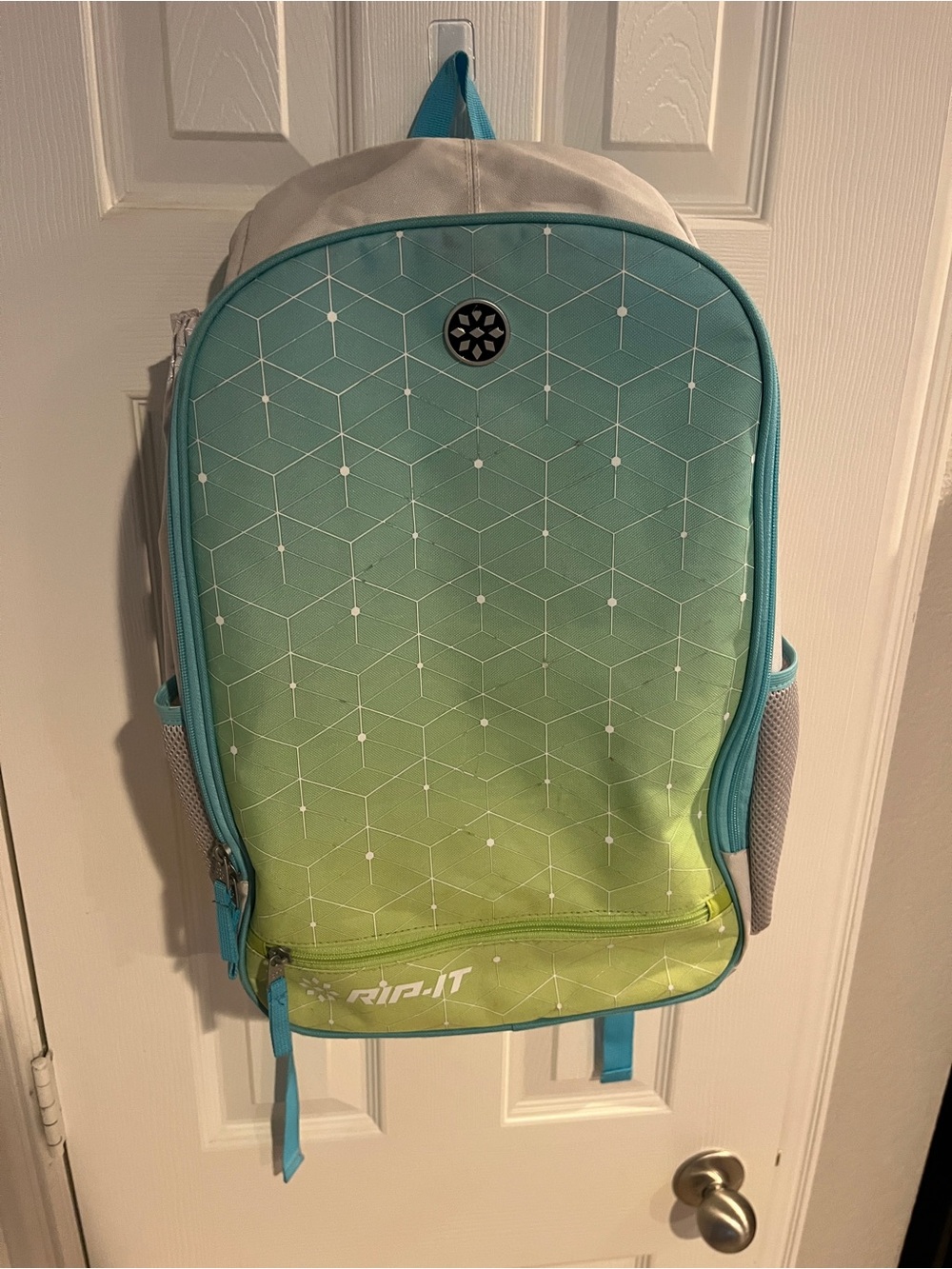 Rip-It Classic 2.0 Youth Gradient Teal & Lime Backpack (baseball/softball)